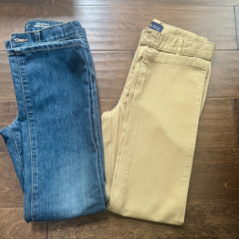 Boys Size 10 The Children’s Place- Bootcut jeans & khaki pants